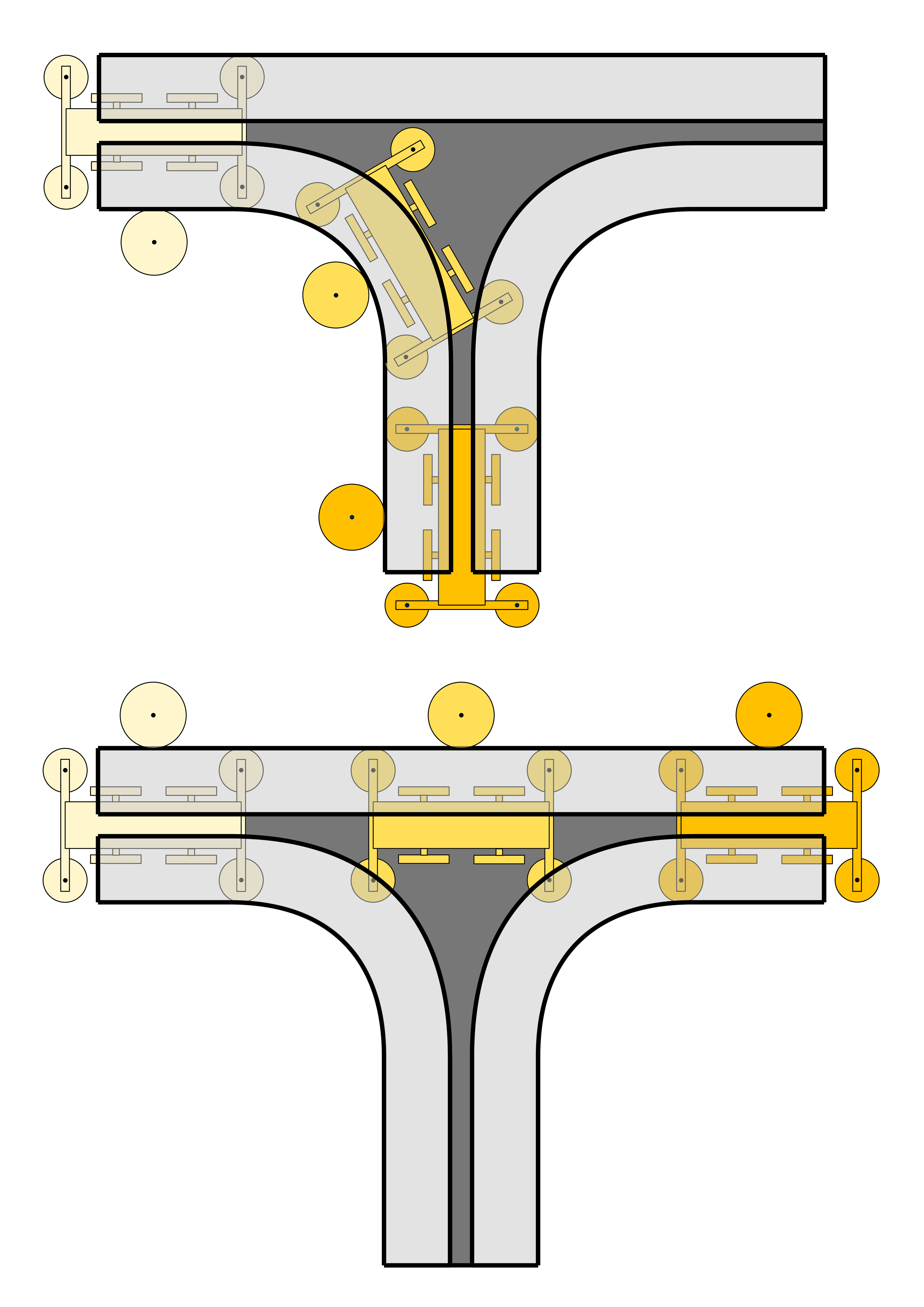 Schéma du fonctionnement de l'aiguillage